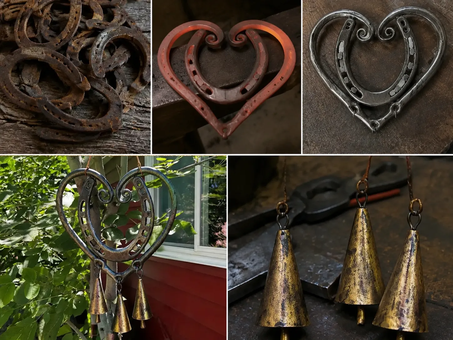 The Horseshoe Heart Wind Chime ❤🐎 (Handmade by Jordan Maynard®)