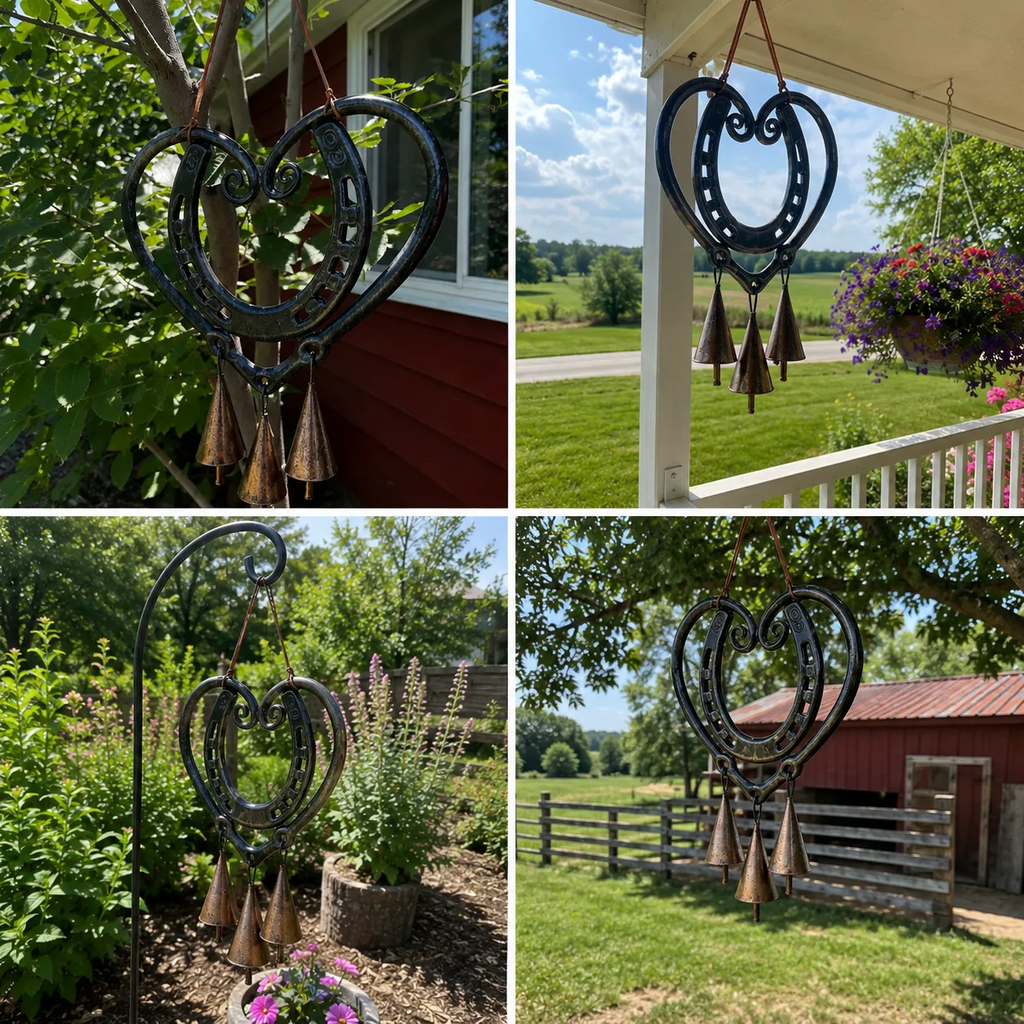 The Horseshoe Heart Wind Chime ❤🐎 (Handmade by Jordan Maynard®)