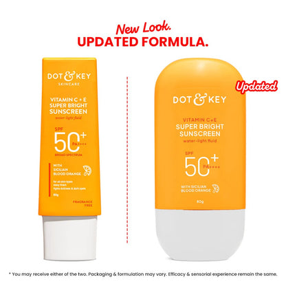 Vitamin C + E Sunscreen SPF 50+ PA++++ With New-Age UV Filters