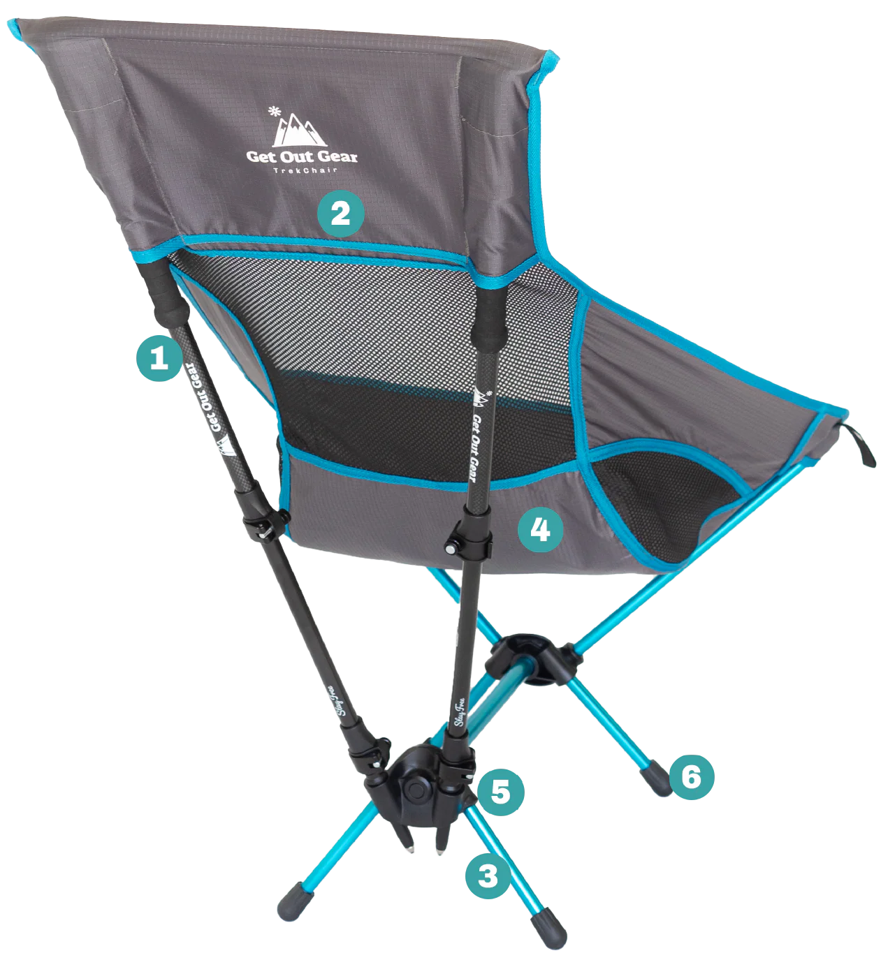 Lightweight High-Back Backpacking Chair