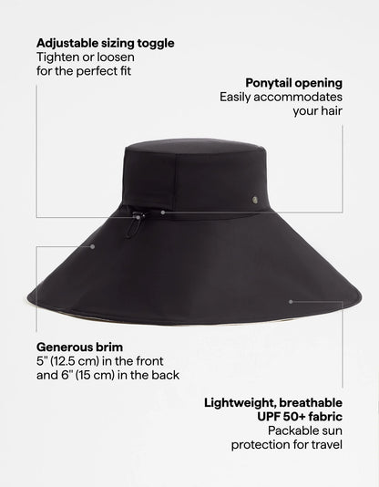 Ultra Wide Brim Hat UPF 50+
