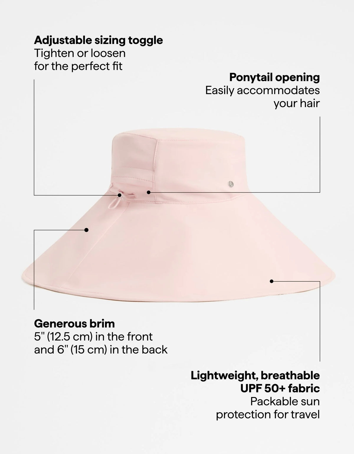 Ultra Wide Brim Hat UPF 50+