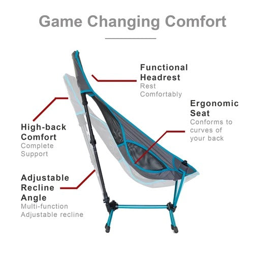 Lightweight High-Back Backpacking Chair