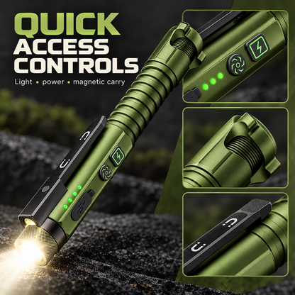 11-Mode Magnetic EDC Flashlight | USB-C Rechargeable