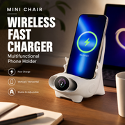 🔥Last Day Sale 50%🔥Mini Chair Wireless Fast Charger Multifunctional Phone Holder