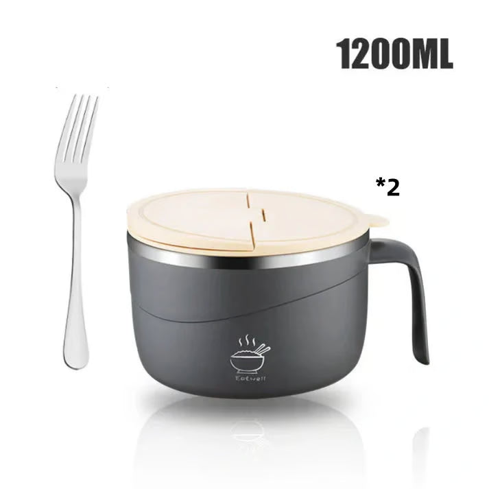 🔥Limited Time Promotion 50% OFF🔥304 Stainless Steel Insulated Ramen Bowl
