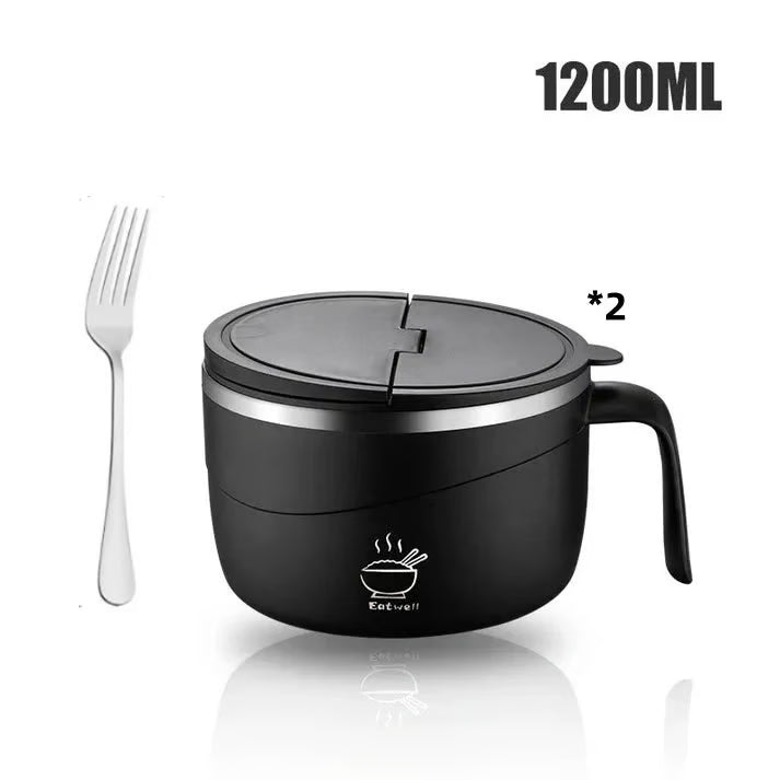 🔥Limited Time Promotion 50% OFF🔥304 Stainless Steel Insulated Ramen Bowl