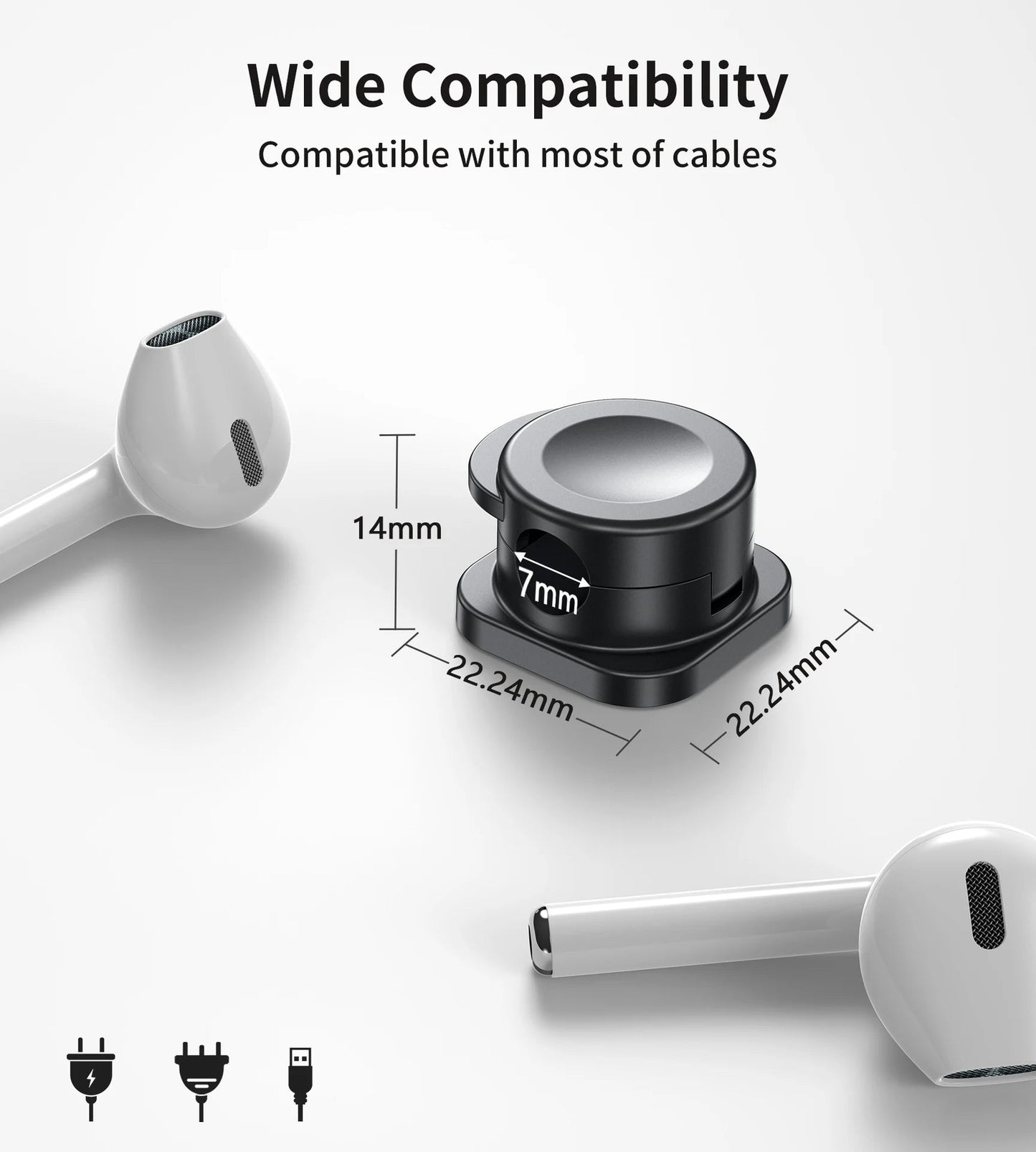 Magnetic Cable Clips