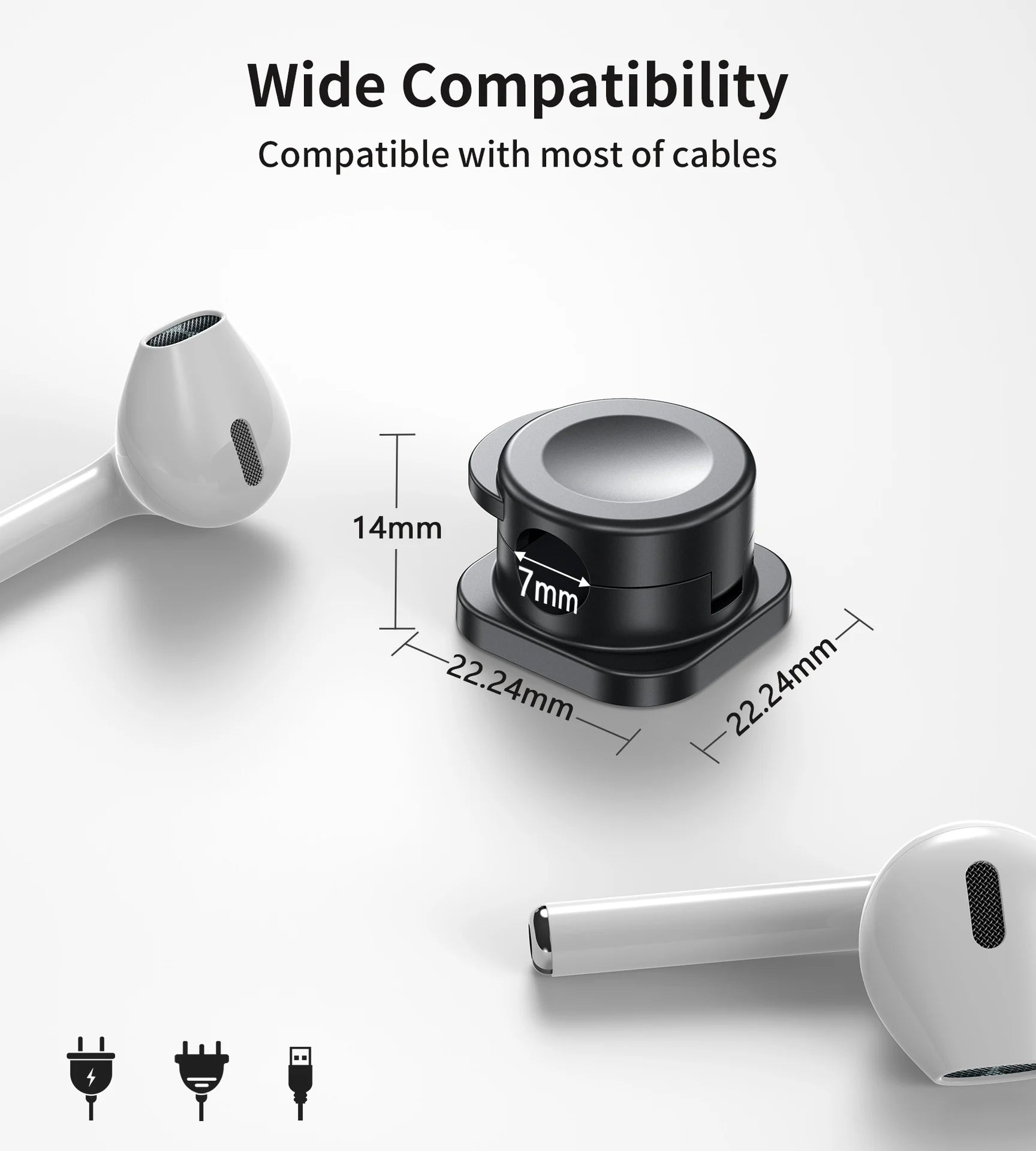 Magnetic Cable Clips