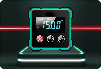 Magnetic Digital Angle Finder with Electronic Laser