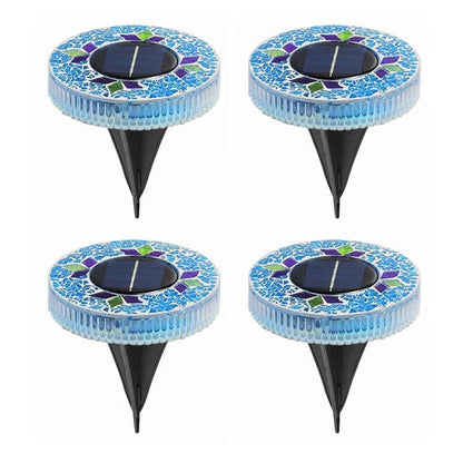Mosaic Solar Disk Lights