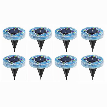 Mosaic Solar Disk Lights