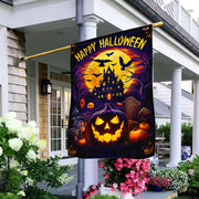 Happy Halloween Pumpkin Flag