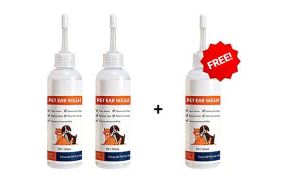 ✨ Pet Ear Cleaner - Gentle Formula with Soothing Aloe for Dogs & Cats, Prevents Infections & Odor 🌿👂