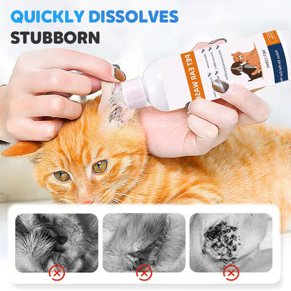 ✨ Pet Ear Cleaner - Gentle Formula with Soothing Aloe for Dogs & Cats, Prevents Infections & Odor 🌿👂