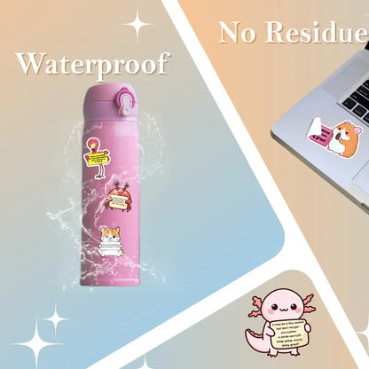 🤗 Positive Emotional Support Buddies Stickers – Inspirational, Waterproof & No Residue🎁 Uplifting Gifts for Kids, Teens, Coworkers & Yourself 😻
