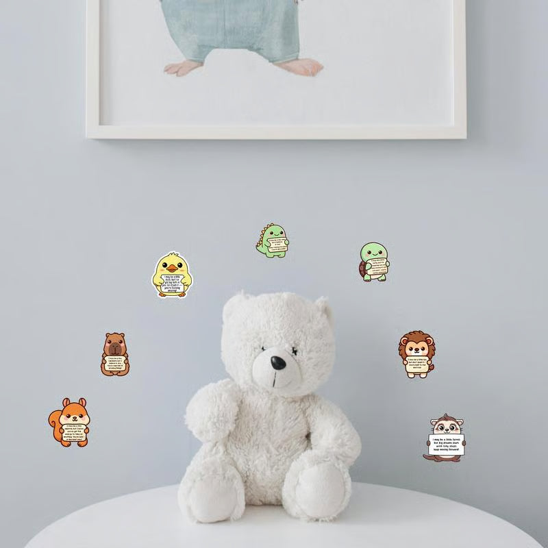 🤗 Positive Emotional Support Buddies Stickers – Inspirational, Waterproof & No Residue🎁 Uplifting Gifts for Kids, Teens, Coworkers & Yourself 😻