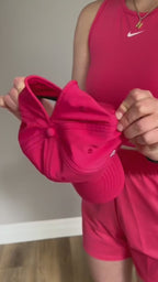 Ponytail Hat for Women – Adjustable Baseball Cap with Ponytail Opening for Running & Sports