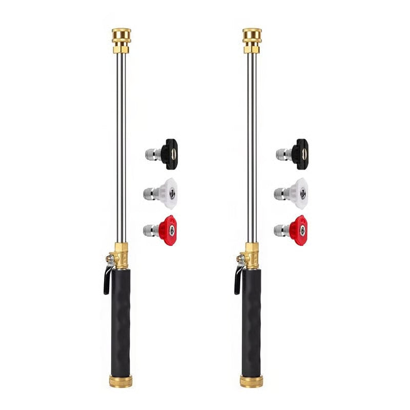Professional Three-Nozzle Power-Boosting Garden Hose High-Pressure Washer Wand
