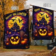 Happy Halloween Pumpkin Flag