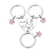 3-Piece Stainless Steel Interlocking Keychain Kit