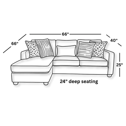 River Reversible Chaise Sofa