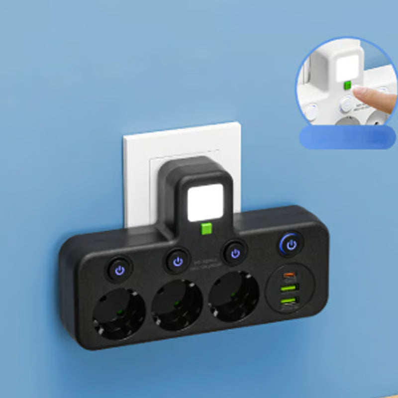 Smart Power Strip with USB Ports