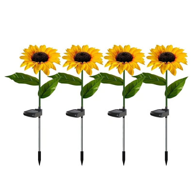 Solar Sunflower Lights