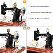 🔥Time Limit Sale 50% OFF - Wood Mini Sewing Machine Music Box