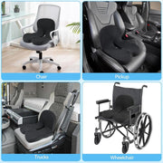 🔥Non-Slip Memory Foam Seat 💺For the most comfortable driving💕