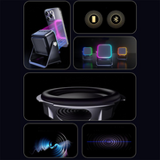 🔥Last day of the limited-time 50% off sale!🔥5-in-1 Wireless Induction Bluetooth Speaker with Adjustable Phone Stand