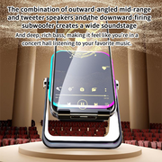 🔥Last day of the limited-time 50% off sale!🔥5-in-1 Wireless Induction Bluetooth Speaker with Adjustable Phone Stand