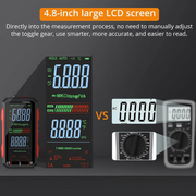 🔧 50% OFF NOW! ⚡ USB Rechargeable Digital Multimeter – Auto-Ranging, LCD Backlight & Portable Design 📏