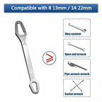 Multi-Function Self-Adjusting Dual Head Wrench