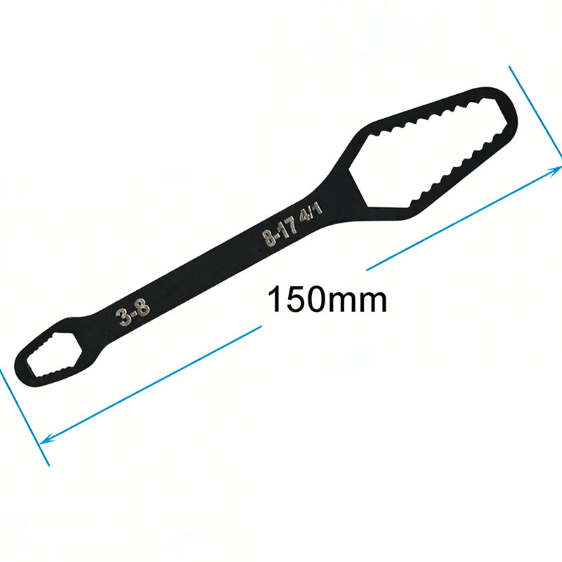 Multi-Function Self-Adjusting Dual Head Wrench