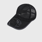 🌞🧢 Breathable Sun Hat Baseball Cap with Built-in Solar Cooling Fan