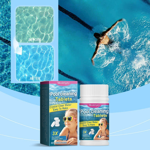 🏊‍♂️ Pool Cleaning Tablets for Crystal Clear Water – Drop, Dissolve, Dive In! 🌊✨