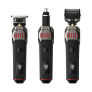 ⏳LIMITED TIME: 50% OFF! 🏆Luxe 3-in-1 Professional Men’s Grooming Set – T-Blade Trimmer, Foil Shaver & Nose Trimmer – With LED Display & USB Rechargeable