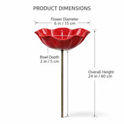 💖🎁2026 Mother's Day Gifts 50% Off--🎁Handmade Metal Flower Garden Stake🐦