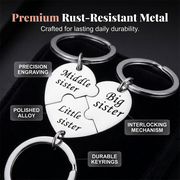 3-Piece Stainless Steel Interlocking Keychain Kit
