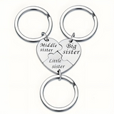 3-Piece Stainless Steel Interlocking Keychain Kit