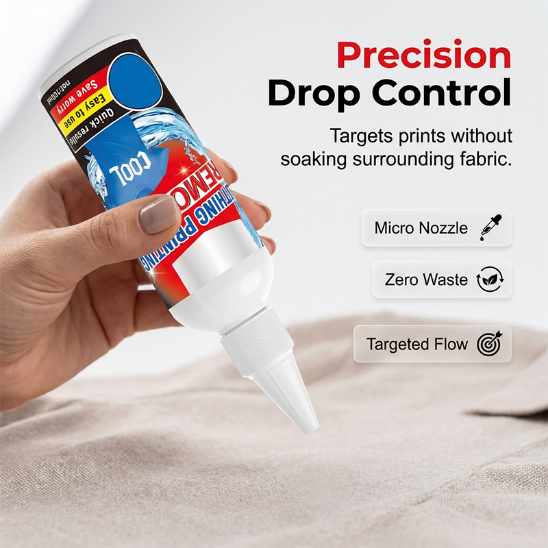 Clothing Print Remover Heat Transfer Logo and Adhesive Cleaner