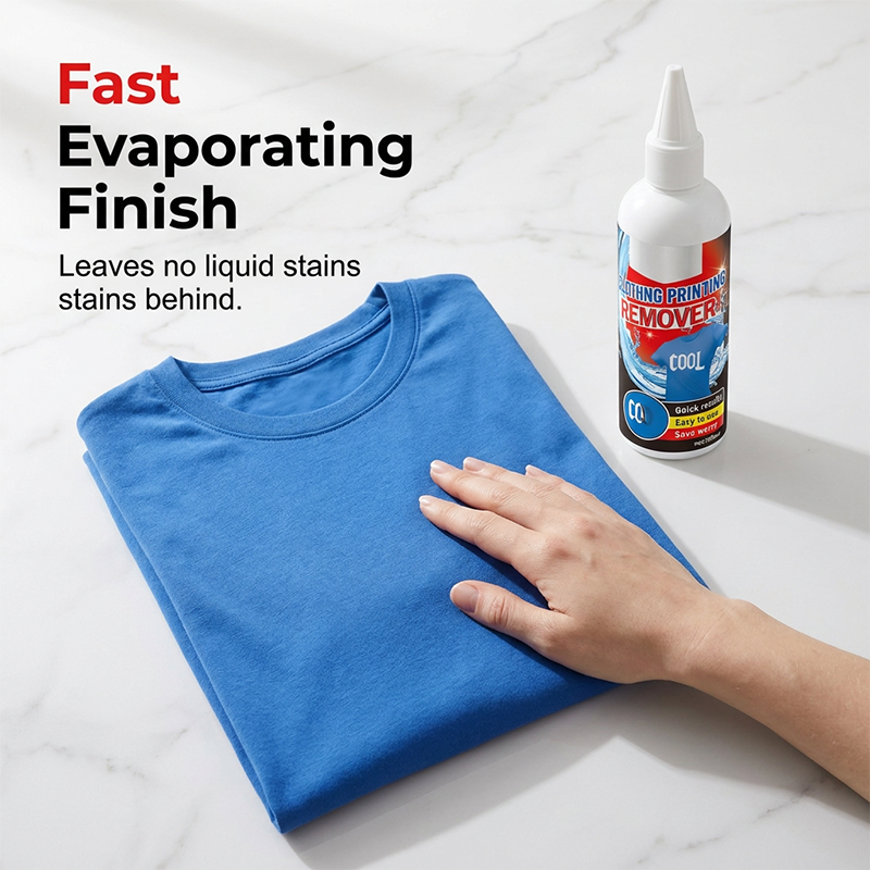 Clothing Print Remover Heat Transfer Logo and Adhesive Cleaner