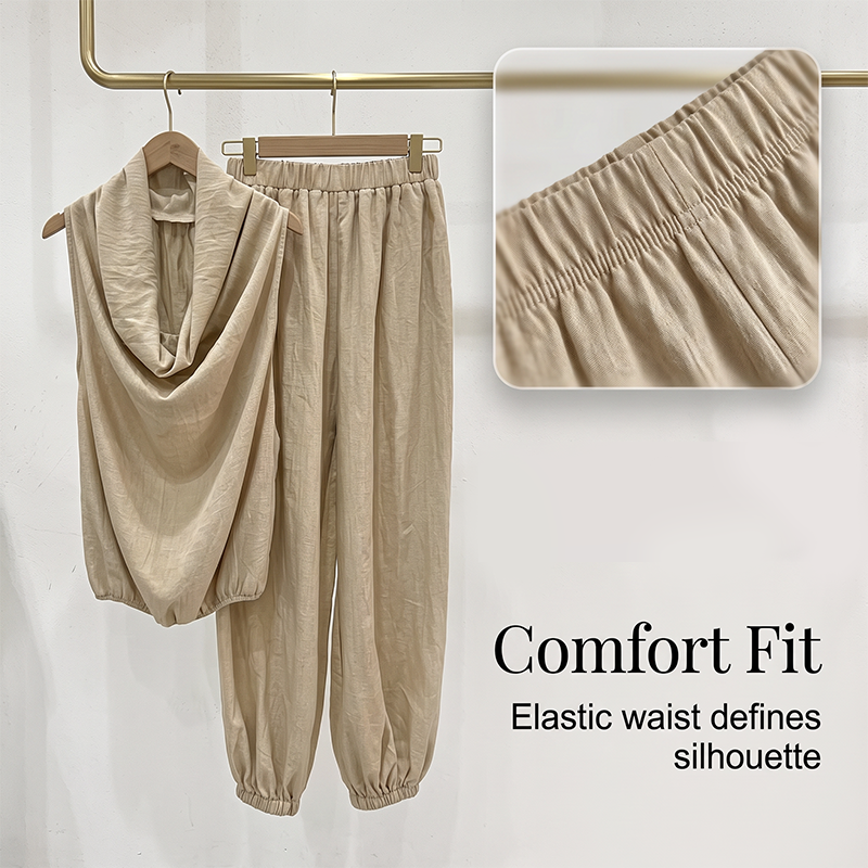 👗 50% OFF NOW! ✨ CHIC DRAPED HALTER NECK JUMPSUIT – Breathable wide-leg. elegant drape & day-to-night versatility – Effortless style for any occasion 🌙