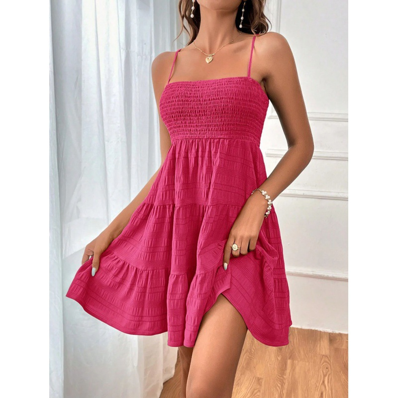 👗 Dames Mouwloze Gerimpelde Mini-jurk | 40% KORTING ⏰ Zomerdeal!