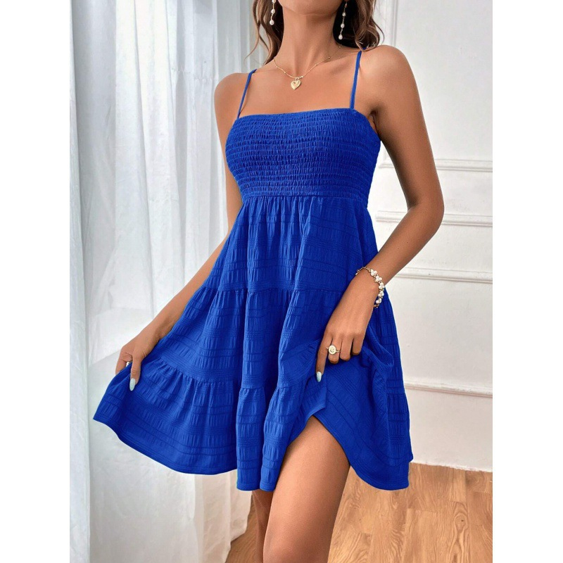 👗 Dames Mouwloze Gerimpelde Mini-jurk | 40% KORTING ⏰ Zomerdeal!