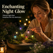 🌿 Glow-in-the-Dark Plant Stakes – 7 colors, premium resin, sturdy iron hooks – magical garden decor. 🌙