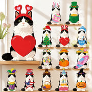 Interchangeable Wooden Seasonal Animal Decor