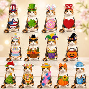 Interchangeable Wooden Seasonal Animal Decor