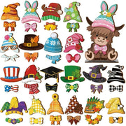 Interchangeable Wooden Seasonal Animal Decor